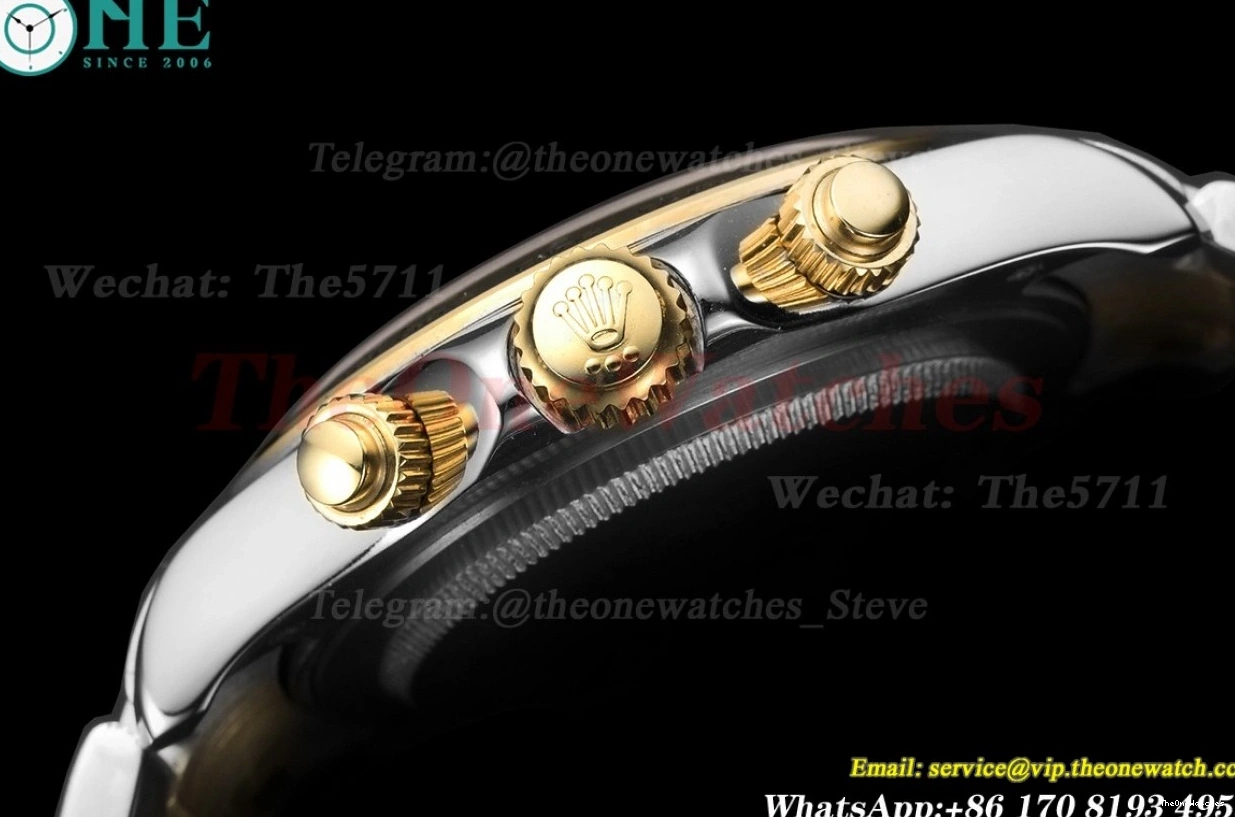 Dial SS GDF YG 40mm Daytona Black A3836 0403